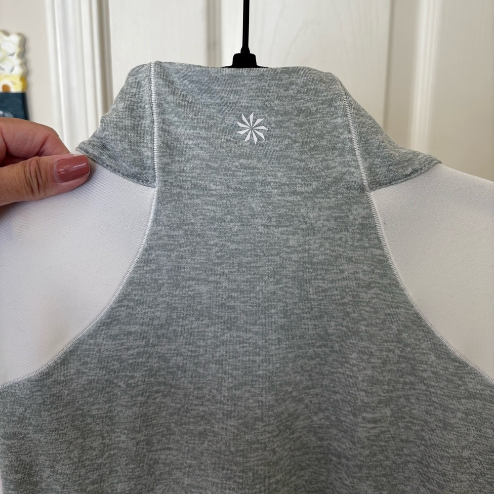 Athleta Heat Zone 1/2 Zip Pullover Long Sleeve Top with Thumb Holes - Picture 7 of 10